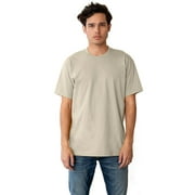 Unisex Ideal Heavyweight Cotton Crewneck T-Shirt - CREAM - M