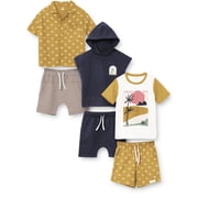 Little Star 100% Organic Cotton 6Pc Boys Outfit Set