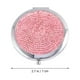 thumbnail image 5 of EeaseMX 1 espejo plegable creativo de doble cara, espejo cosmético portátil con diamantes de imitación para niñas y mujeres, color rosa., 5 of 7