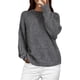 thumbnail image 1 of Suéter PRETTYGARDEN Gris Oscuro Oversized de Punto Talla L - Mujer, 1 of 5