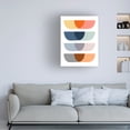 thumbnail image 3 of Canvas Wall Art - Tom Quartermaine 'Colorful Abstract Mid Century Design' Wall Art for Living Room, Bedroom, or Office Décor by Trademark Fine Art - 18 x 24 Inches, 3 of 4