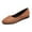 Brown, variant on ZTTD Ladies Flats Casual Shoes Women Shoes Single Shoes Pointed Toe Work Shoes