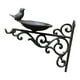 thumbnail image 5 of Comedero para pájaros, bandeja para baño de pájaros, estación de alimentación decorativa vintage de metal con colgador 27 x 235 cm, 5 of 9