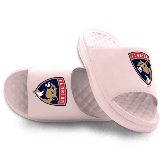 Unisex ISlide Pink Florida Panthers Primary Motive Slide Sandals