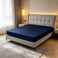 thumbnail image 6 of Beautynvta Queen Size Fitted Sheet, Deep Pocket Fitted Sheet, Cooling Satin Bed Sheet 16 Inch Brushed Microfiber for Hot Sleepers Wrinkle Free Soft, 6 of 6
