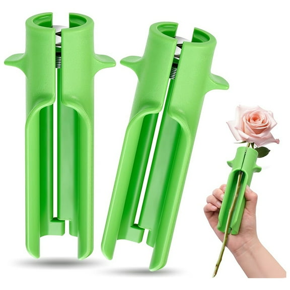 2 Pcs Rose Stripper Thorn Remover Rose Thorn Stripper Tool for Remove Leafs Thorns Home Florist Gardening Floral