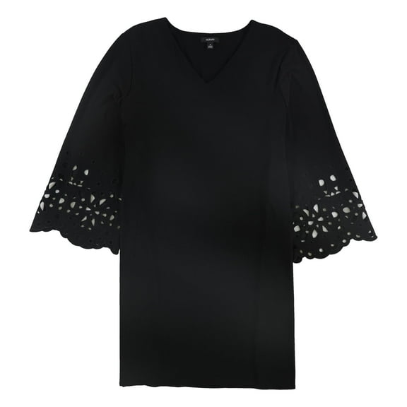Alfani Womens Lasercut A-Line Dress