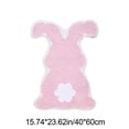 thumbnail image 3 of Anhility Easter Bunny Bathroom Rug Bath Mat Super Soft Non Slip Lightweight Machine Washable Bath Carpet Cute Rabbit Door Mat for Easter Spring Home Decoration, 15.75 x 23.62 in, 3 of 6