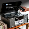 thumbnail image 4 of Crosley Rhapsody 7-In-1 Record Player In Black, 4 of 7