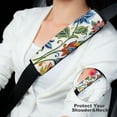 thumbnail image 4 of WYYP Flowers Leaves Car Seat Belt Cover Protects Neck and Shoulder from Rubbing 2Pcs, 4 of 6