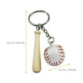 thumbnail image 2 of Masteelf 10PCS Novelty Baseball Keychain Mini Bats and Accessories Sports Keychains Baseball Party Favor Birthday Athletes Souvenir, 2 of 8