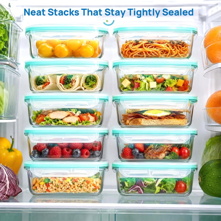 Sindcom 10-Pack Glass Meal Prep Containers, 22oz photo 5