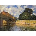 thumbnail image 1 of Affiche Imprimée Pont à Hampton Court par Alfred Sisley (18 x 24), 1 of 1