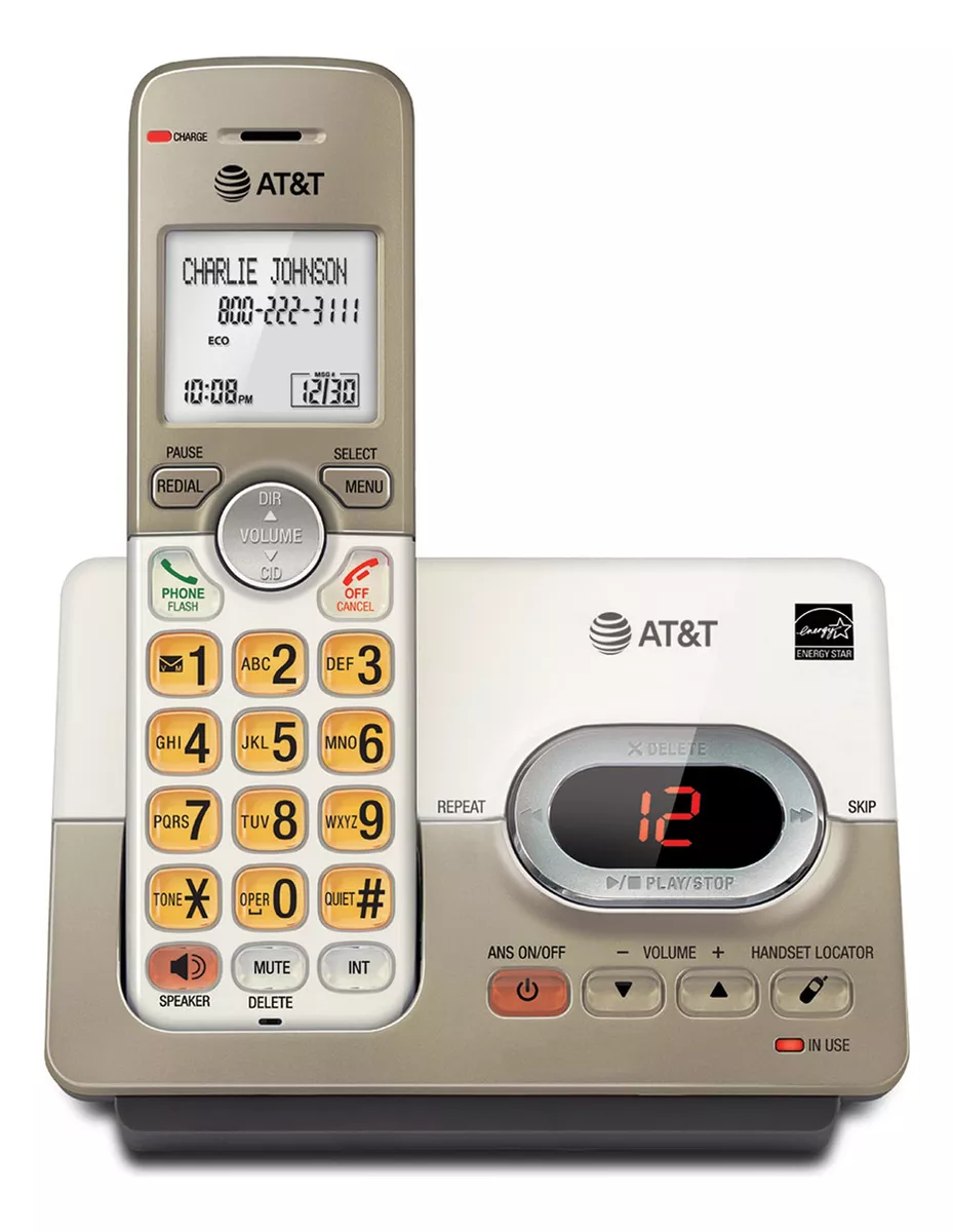 AT&T - Teléfono Inalámbrico Expandible DECT 6.0 Bluetooth Para El Hogar