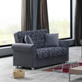 thumbnail image 4 of Ottomanson Convertible Sleeper Loveseat with Hidden Storage, Firm Seating, Gray, 4 of 7
