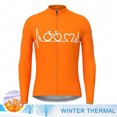 thumbnail image 2 of Maillot de ciclismo para hombre, manga larga, forro polar de invierno, ropa de ciclismo de montaña, uniforme, chaqueta cálida para bicicleta, maillot, ropa de ciclismo, 2 of 5