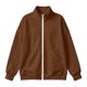 thumbnail image 5 of LLYWEY Zip-Up Sudadera Suave de Manga Larga con Cuello Alto y Estampado Sólido, para Mujer, 5 of 8