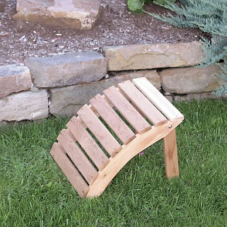 A & L Furniture Yellow Pine Folding Ottoman