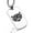 Silver, variant on Stainless Steel Year of the Tiger Zodiac Dog Tag Pendant Necklace