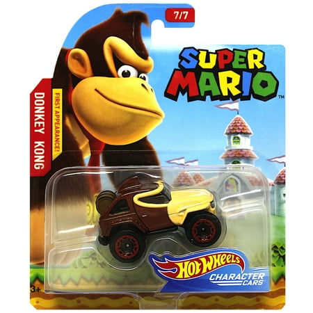 Donkey Kong First Appearance Super Mario Hot Wheels Car 1 64 Scale