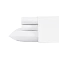 thumbnail image 2 of Laura Ashley- Queen Sheet Set, Luxury Sateen Cotton Bedding, 800 Thread Count, Soft & Smooth Home Decor (Solid White, Queen), 2 of 3