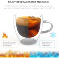 thumbnail image 4 of Espresso Cups Set of 4-2.8 OZ Double Walled Glass Hand Blown Shots Glass Thermo Insulated Expresso Coffee Mugs with Handle Small Demitasse Cups for Espresso Machine, 4 of 7