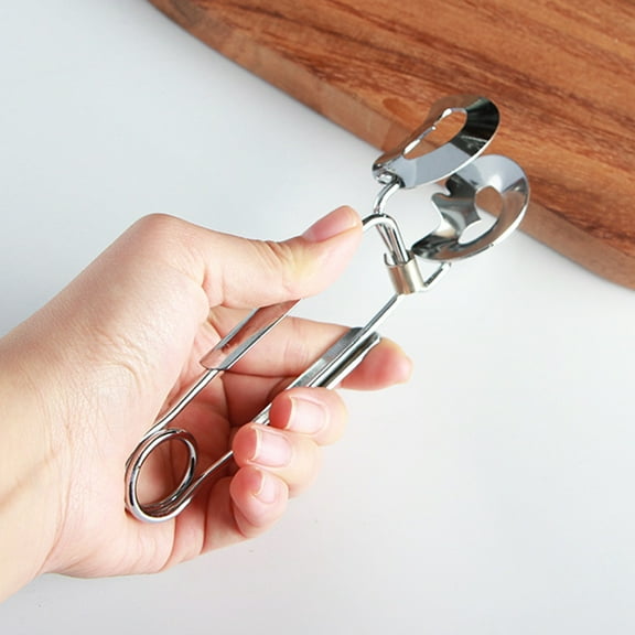 Travelwant 3Pcs/Set Stainless Steel Escargot Snail Tongs Food Serving Tongs Clamps Kitchen Escargot Clips for Home Hotel Restaurant Kitchen Cooking Tool