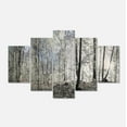 thumbnail image 2 of Design Art - Matin Sombre dans la Forêt Panorama, 2 of 3