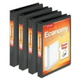 thumbnail image 1 of Binder Cardinal Economy, 3 anillos negros de 1 pulgada, paquete de 4, 1 of 1
