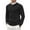 Black_004, variant on Domuza Mens Sweaters Crewneck Long Sleeve Fashion Casual Knit Dress Sweater Fall Winter Comfy Soft Stretch Slim Fit Business Pullover Top Gray L