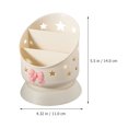 thumbnail image 2 of UPGRATOR Almacenador De Maquillaje Y Papelería Beige Con Múltiples Compartimentos Y, 2 of 8