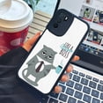thumbnail image 4 of Diseño artístico llamativo: obtenga la combinación perfecta de diversión y protección con esta funda plateada mate de doble capa para iPhone 15 Pro Max 14 13 12 Pro 11., 4 of 4