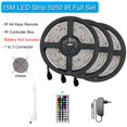 thumbnail image 1 of Tira de luces LED de 10M y 20M, cinta de rayas RGB de 12V para decoración de pared de dormitorio, funciona con Alexa, Control por aplicación, WiFi, 220V, 1 of 4