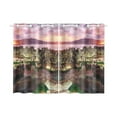 thumbnail image 1 of ABPHQTO Spring View of the Coast at Sunset City Trapani Ventana Cortina Cocina Cortina 65x90 cm (Dos Piezas), 1 of 3