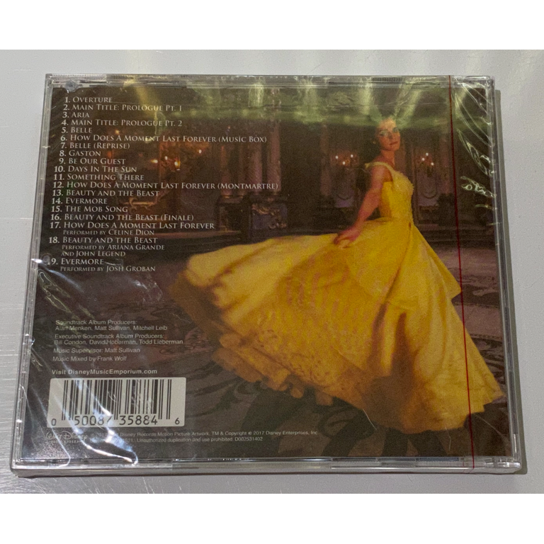 Beauty & the Beast / O.S.T. - Beauty and the Beast (Original Motion Picture  Soundtrack) - Soundtracks - CD