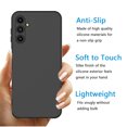 thumbnail image 3 of Cell Phone Cases for 6.6" Galaxy A14 5G, Liquid Silicone Gel Rubber Shockproof Case Ultra Thin fit Galaxy A14 5G Case Slim Matte Surface Cover for Samsung Galaxy A14 5G 2022 -Black, 3 of 8