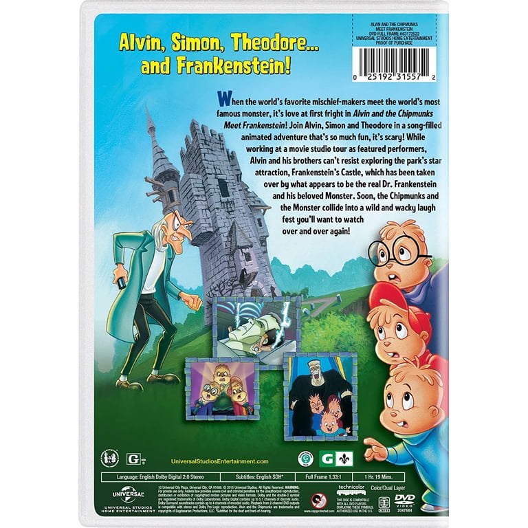 Alvin and the Chipmunks Meet Frankenstein (DVD) - Walmart.com