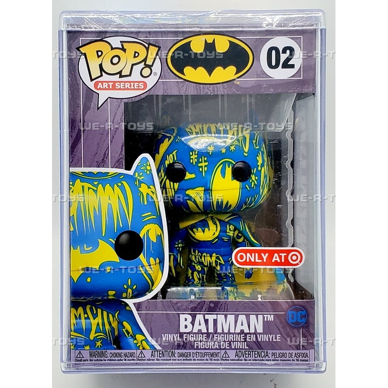 02 Batman (Blue/Yellow) - DC Art Series Funko POP - Walmart.com