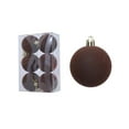 thumbnail image 7 of WEGFTDUOP 6 Pcs Velvet Christmas Balls Flocked Christmas Tree Ornaments Plastic Balls Xmas Decorative Hanging Ornaments Christmas Tree Decoration 2.4 In, 7 of 7