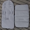 thumbnail image 5 of Baby Sleeping Bag Universal 3 in 1 Stroller Annex Mat Footmuff Cover Autumn and Winter Pram Mat Keep Warm Waterproof Windproof Cold-Proof Detachable (Red), 5 of 5
