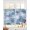 Blue White, variant on Modern Blue Sheer Curtains 39 Inch Length 2 Panels Set for Living Room/Bedroom, Vintage Abstract Art Contemporary Kitchen Curtains Grommet Semi-Sheer Curtains Drapes Window Treatments 27.5"x39"x2