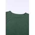 thumbnail image 3 of ABPHQTO Top sin mangas con cuello redondo de color sólido verde para mujer, 3 of 5
