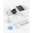 thumbnail image 5 of AOSU Solar Security Camera,5MP Wireless Outdoor Cameras,360° Surveillance,Auto Tracking, Human/Vehicle Detection,works with Alexa/Google Assistant, 5 of 12