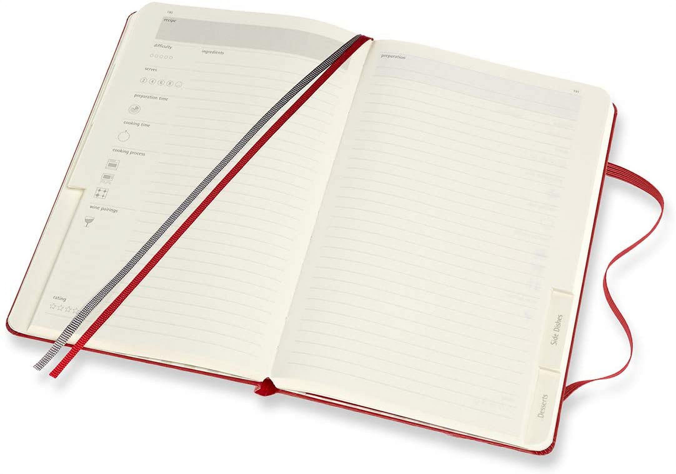 Moleskine Passion, Recipe Journal, Large, Boxed/Hard Cover (5 x 8.25)