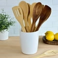 thumbnail image 4 of 2 Pack Plastic Utensil Holders, White Utensil Organizers, Large Kitchen Utensil Crocks YE395.468, 4 of 4