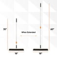 thumbnail image 2 of Superio 18" Horsehair Swivel Broom, Rotating Broom with Telescopic Handle, 2 of 11