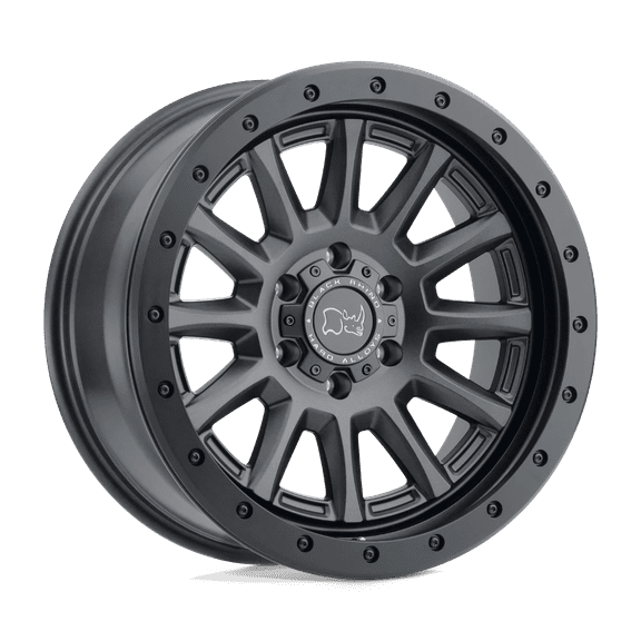Black Rhino Dugger 17X8.5 5X114.3 -18Et 122.4Cb Gun Black Wheel