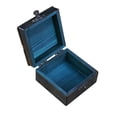 thumbnail image 3 of del tesoro pirata de madera azul, regalo para el Día de la Madre, joyero, contenedor para colgantes, pulseras, anillos, pendientes y baratijas., 3 of 8