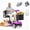 Purple, variant on 350W 4-Wheel Mobility Scooter for Seniors, 16 Miles 6.3Mph, 30% More Comfort Footrest, 300LBS Capacity, Foldable 24V12.5Ah Swivel Seat LED Light Anti-Tip