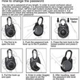 thumbnail image 3 of Smart Lock Padlock Directional Combination Lock Lucchetto Candados Vintage Travel Luggage Locks Mailbox Gym Lock, 3 of 3